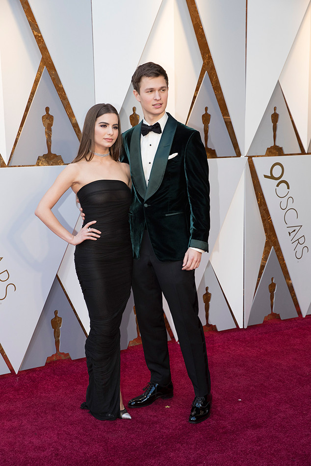 Ansel Elgort, Violetta Komyshan, 2018 Oscars Ansel Elgort, Violetta Komyshan, 2018 Oscars